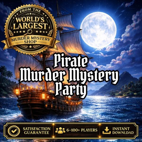 Pirate Murder Mystery Party Kit