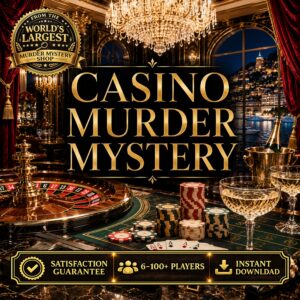 Monte Carlo Casino Murder Mystery Party Game for Adults