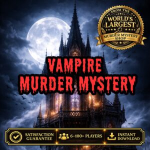 Vampire Court Murder Mystery Party Kit | Halloween Game