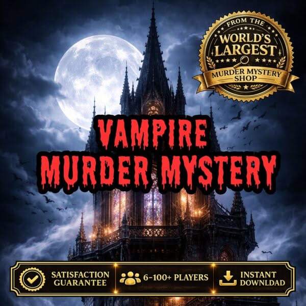 Vampire Court Murder Mystery Party Kit | Halloween Game