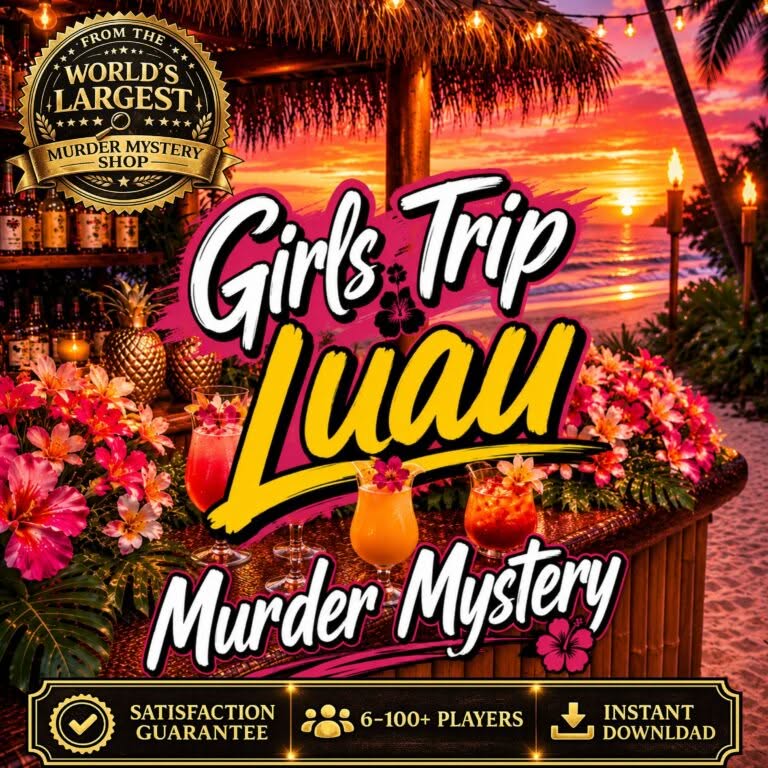 Girls Trip Murder Mystery Game | Tropical Resort Party