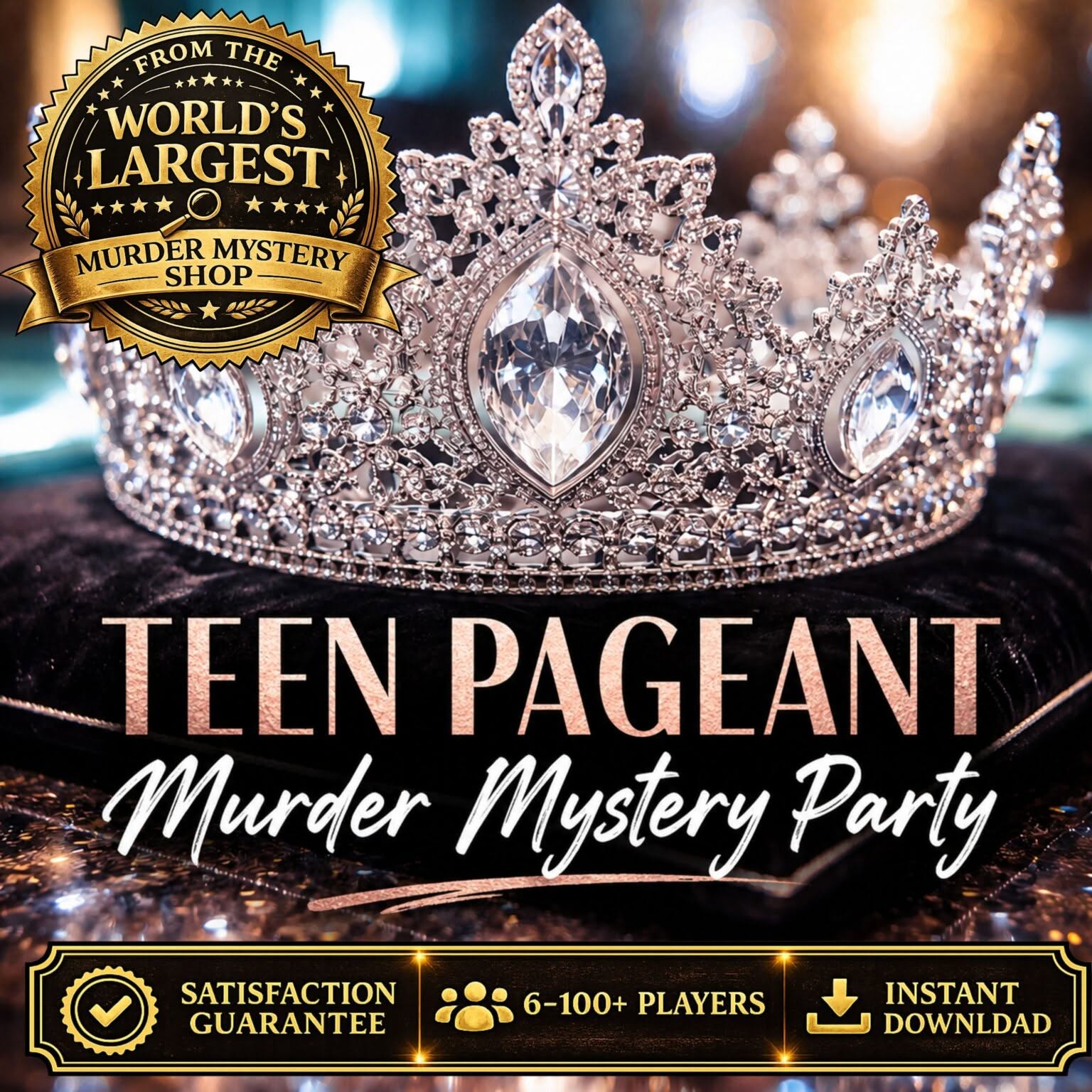 Teen Pageant Murder Mystery Party Game for Teens & Tweens