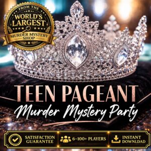 Teen Pageant Murder Mystery Party Game for Teens & Tweens