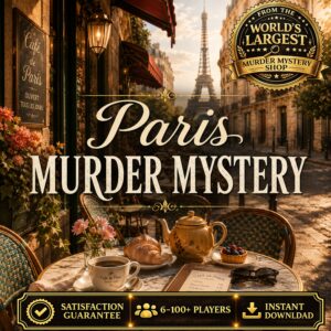 Paris Murder Mystery Party Game for Teens and Adults