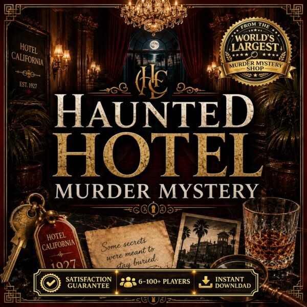 Halloween Murder Mystery Party Game: The Haunted Hotel Mystery