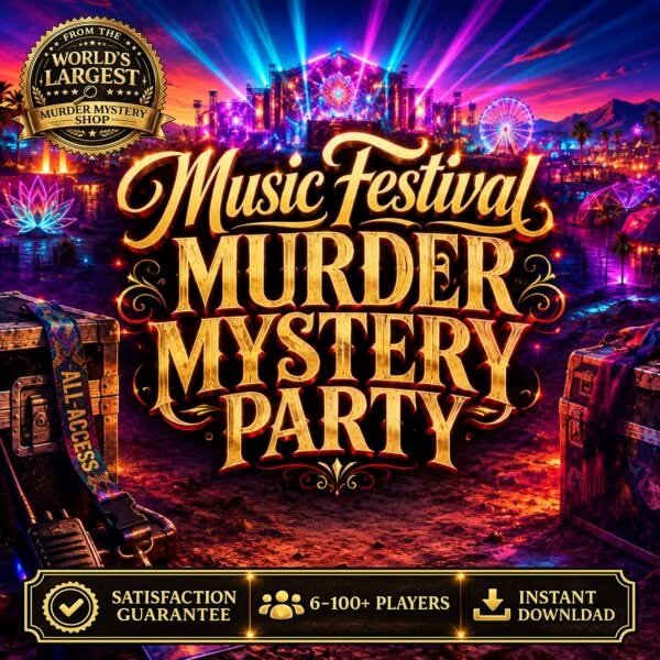 Music Festival Murder Mystery Party Game