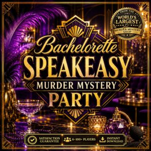 Bachelorette 1920s Speakeasy Murder Mystery Party Game
