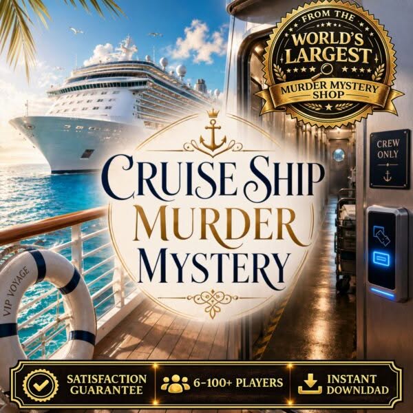 Cruise Ship Murder Mystery Party Game