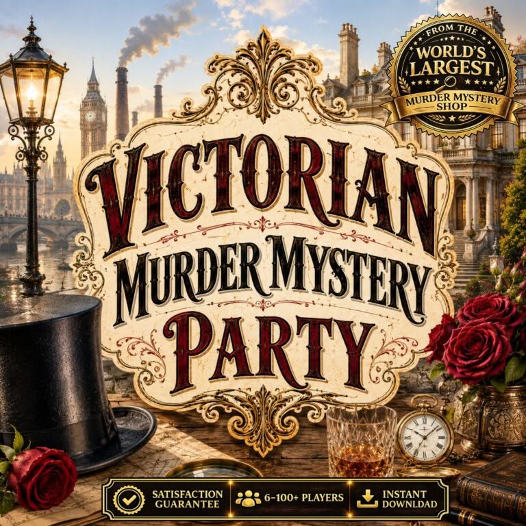 Victorian Murder Mystery Party Game for Adults