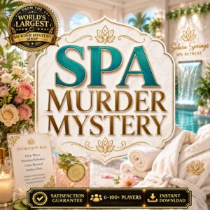 Spa Murder Mystery Party Game