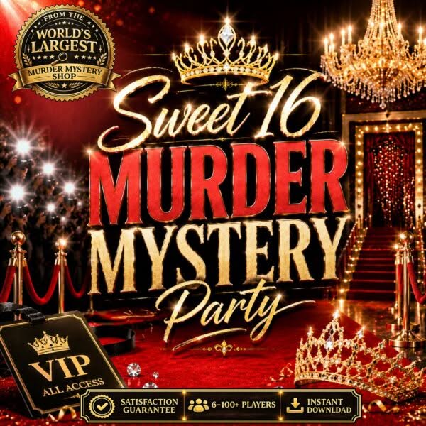 Sweet 16 Murder Mystery Party Game