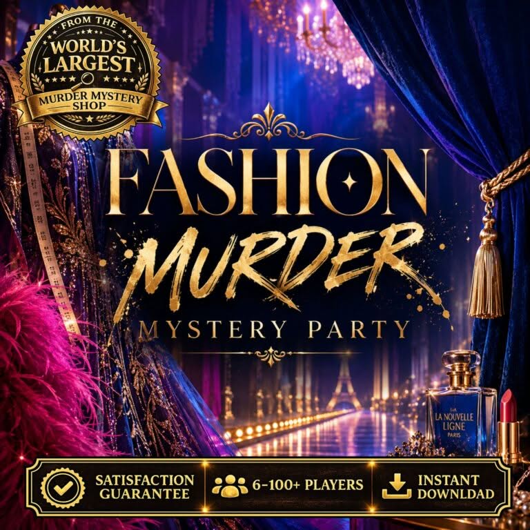 Fashion Show Murder Mystery Party Game