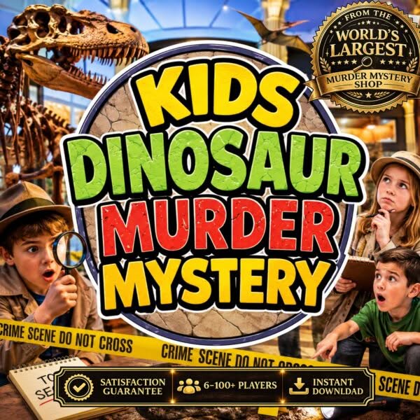 Kids Dinosaur Murder Mystery Party