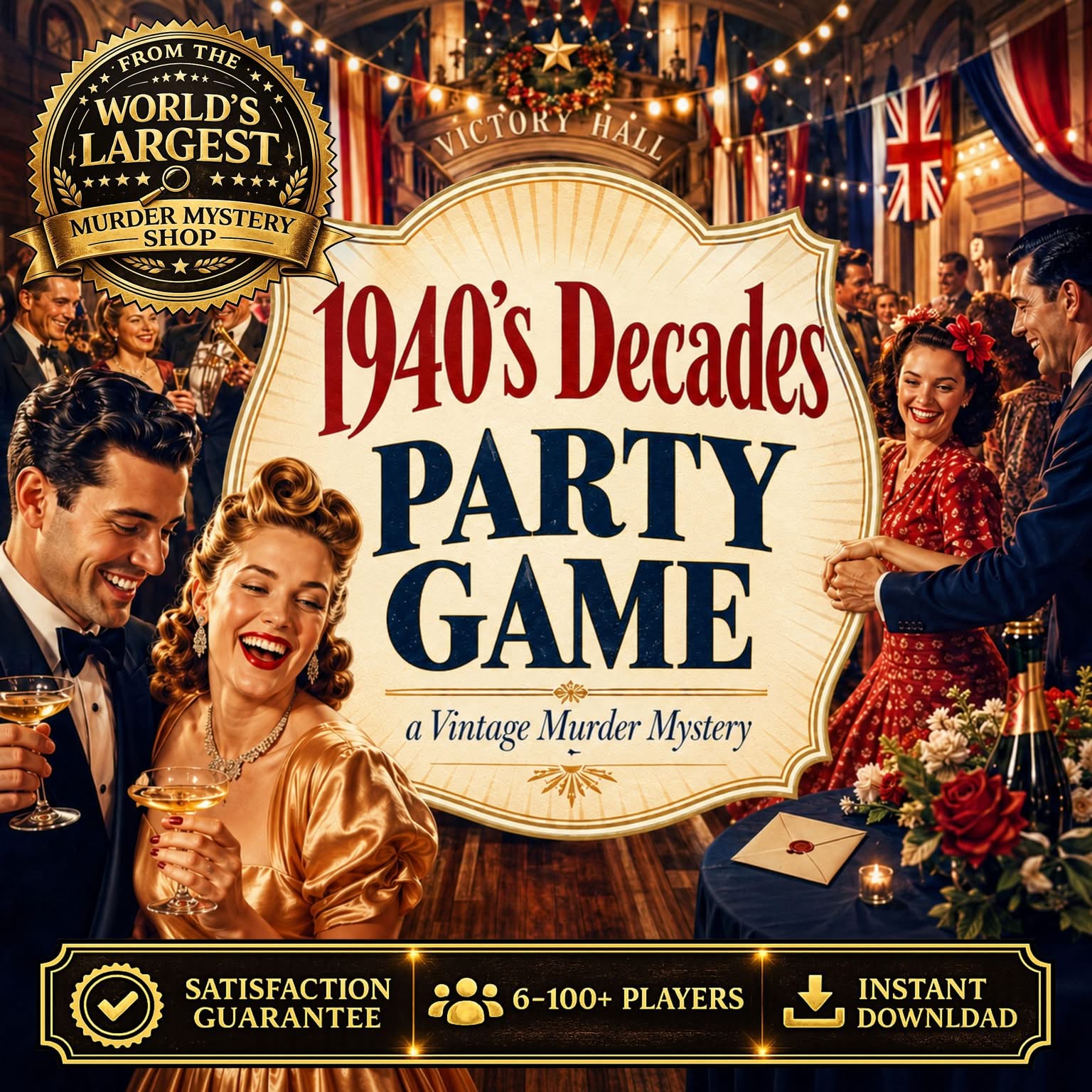 1940s Party Game for Adults | Vintage Decades Party Activity