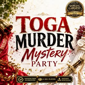 Toga Party Murder Mystery Game for 6 to 100+ Players
