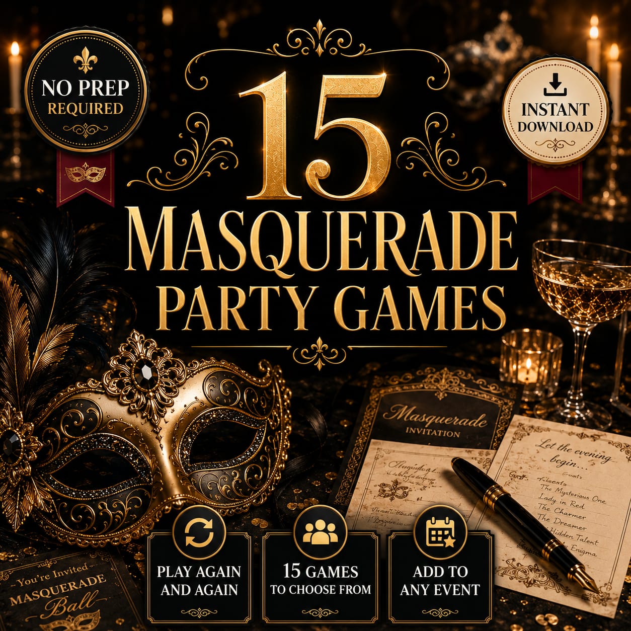 Masquerade Party Games