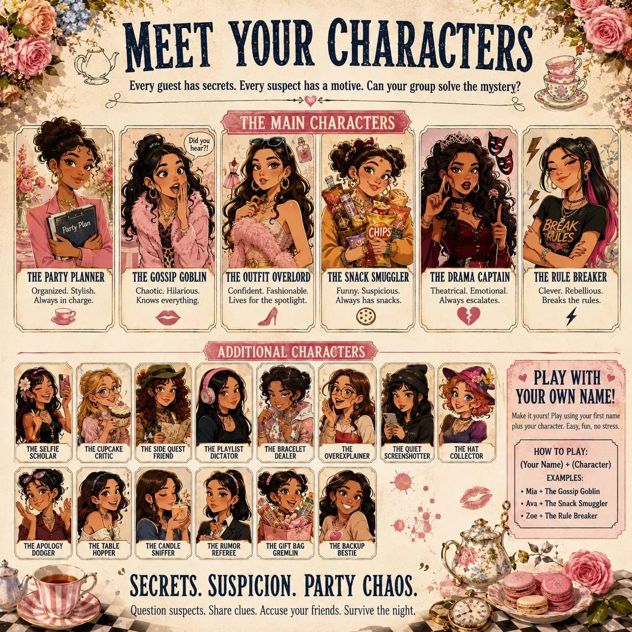 teen tea party murder mystery