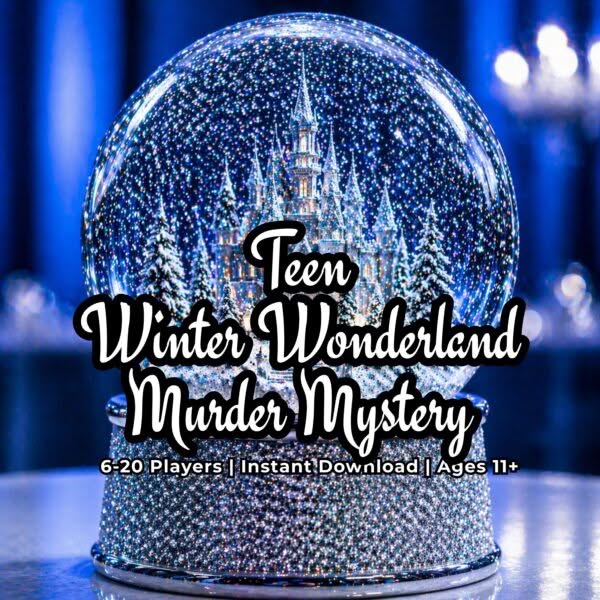 winter wonderland murder mystery party for teens