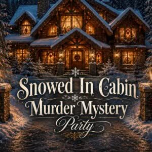 Snowed In Cabin Murder Mystery Game