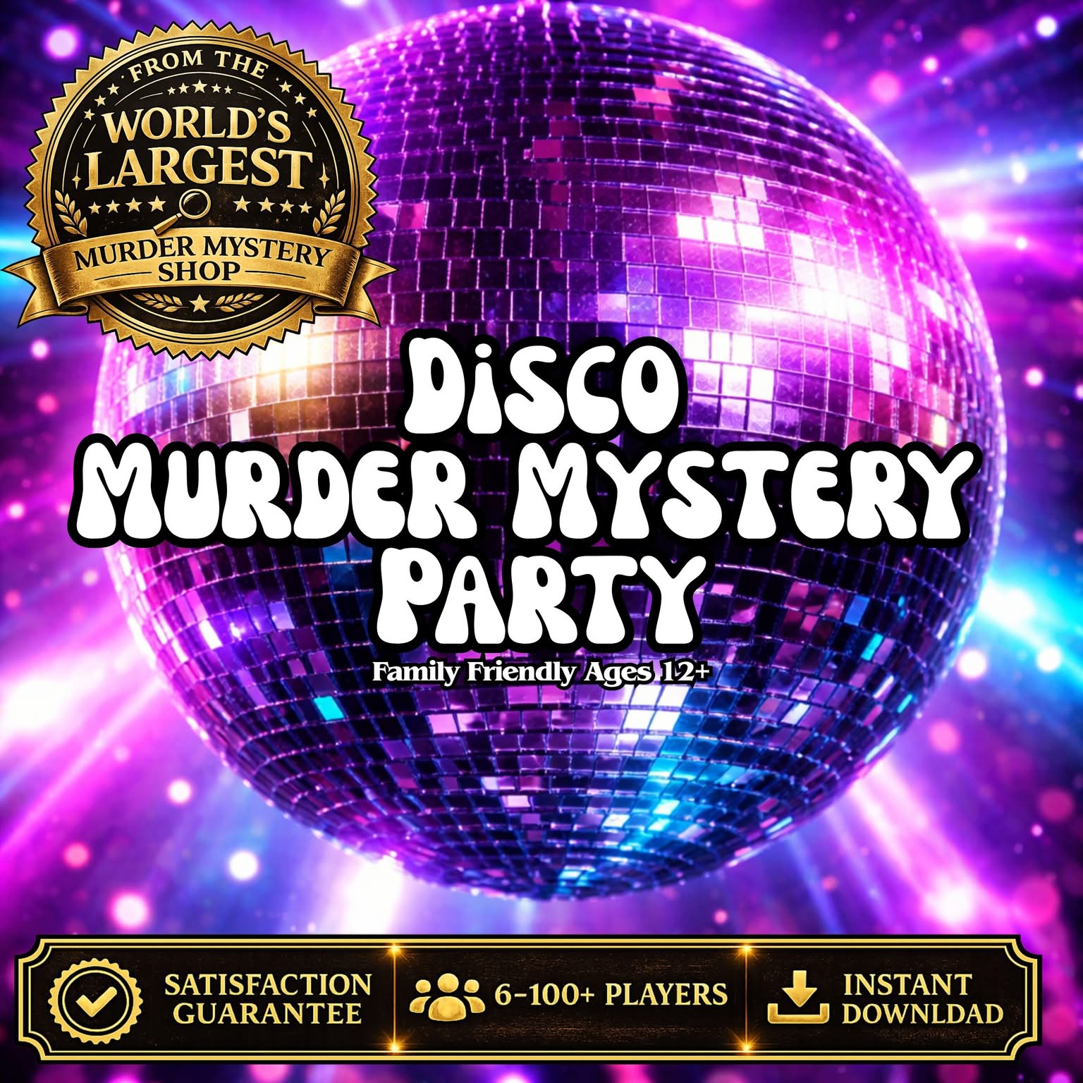 Disco Murder Mystery Party Game | Family Friendly Mystery Dinner