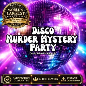 Disco Murder Mystery Party Game | Family Friendly Mystery Dinner