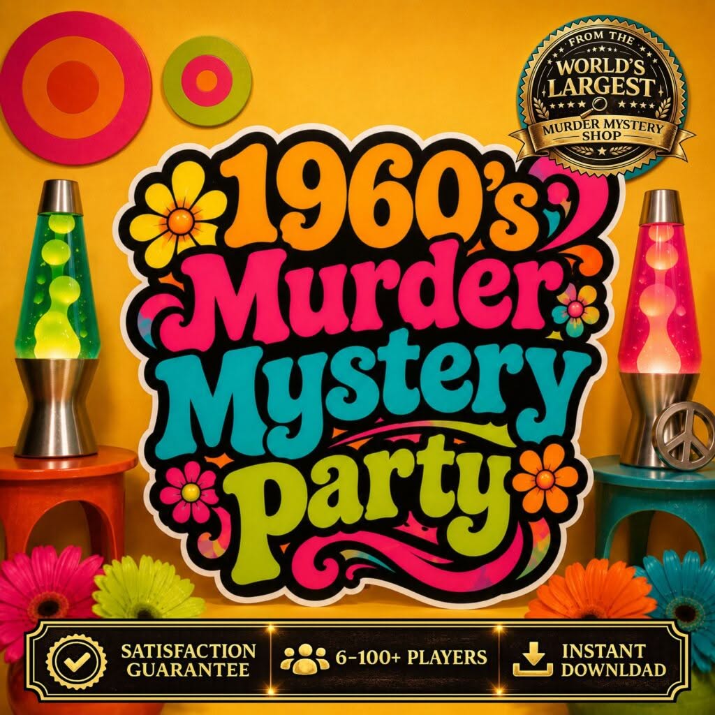 1960s Murder Mystery Party