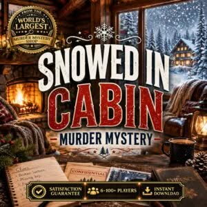 Snowed In Cabin Murder Mystery Game