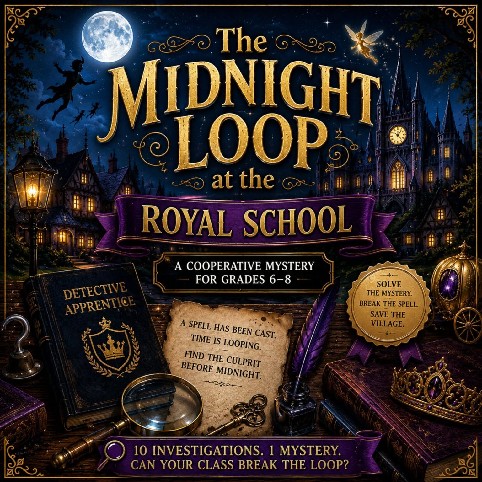 Printable Classroom Mystery Game for Reading Comprehension Activities