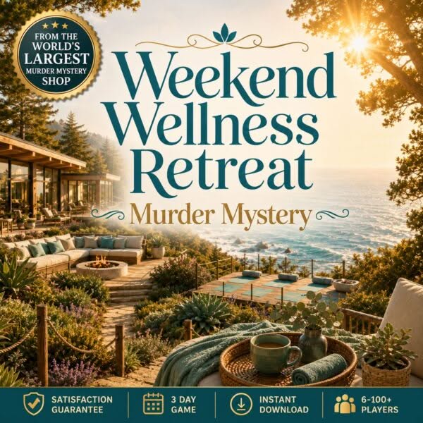 3 Day Murder Mystery Game for Adults | Weekend Retreat