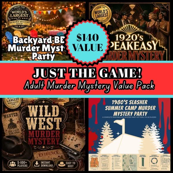 Murder Mystery Game Bundle