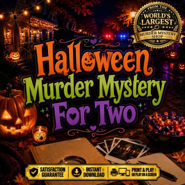 Halloween Murder Mystery Game for Couples