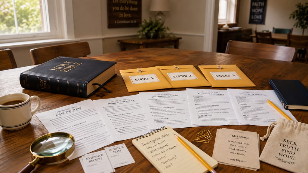 bible study murder mystery