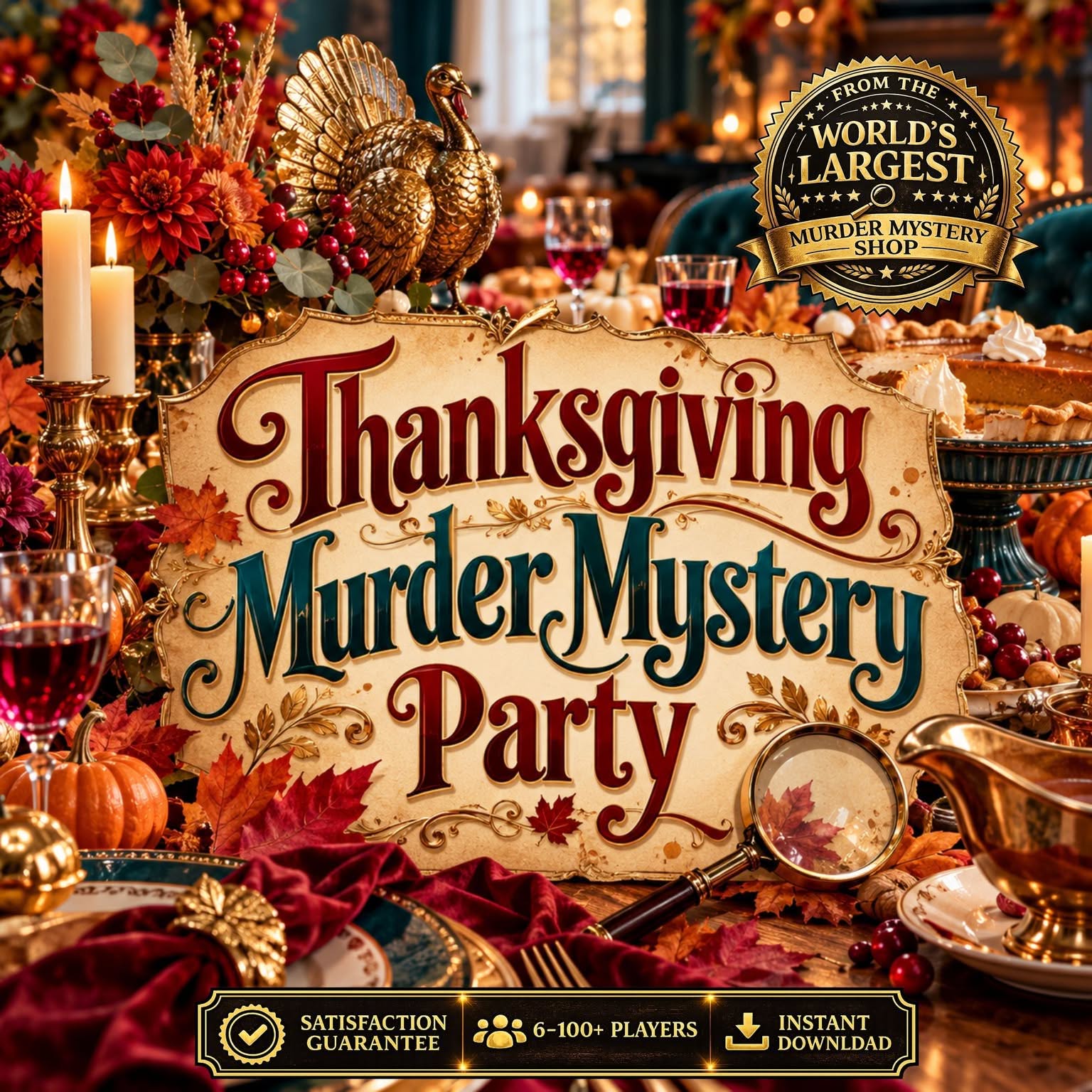 Thanksgiving Murder Mystery Game