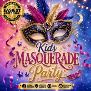 Kids Masquerade Crafts and Complete Tween Masquerade Party Pack