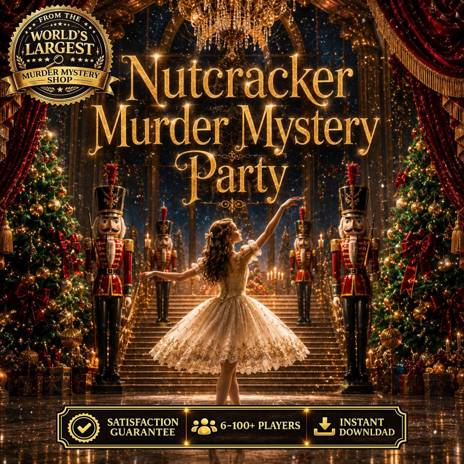 Nutcracker Christmas Murder Mystery Game for Adults and Teens